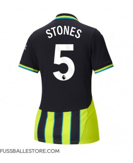 Günstige Manchester City John Stones #5 Auswärtstrikot Damen 2024-25 Kurzarm